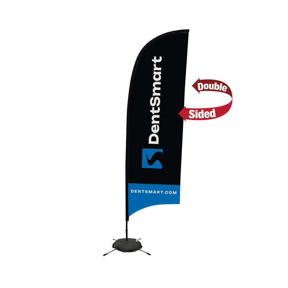 48-Hour Quick Ship 9' Premium Razor Sail Sign Kit